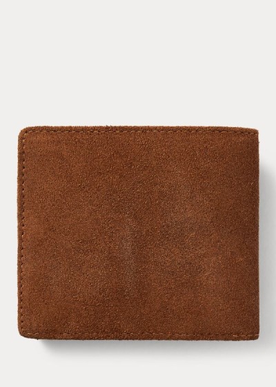 Men's Ralph Lauren Roughout Suede Wallet | 671890MDF